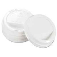SOLO TLP316-0007 White Traveler Lid for SSP and Bare Paper Hot Cup - 2 Packs of 100 (200 Lids Total)