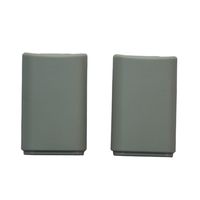 OSTENT Rechargeable Battery Pack Compatible for Microsoft Xbox 360 Wireless Controller Color White Pack of 2