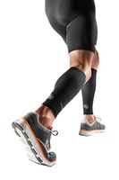 Shock Doctor Elite SVR Compression Recovery Calf Sleeves, Black, Large