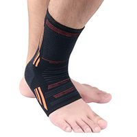 SUHAPPY 1pc Ankle Support Braces Anti-Slip Compression Foot Protective Sleeve Sports