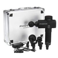 Phoenix A2 Massage Gun 2019 Upgrade Percussive Vibration Therapy Massage Gun Athlete Sports Recovery Athletes Muscles Relaxing (Silver)