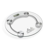 Acazon Personal Scale, 180KG /100G High Strength Toughened Glass 4-Digits LCD Display Electronic Weighting Scale Transp [US Stock]