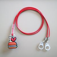 BTE Hearing Aids Clips Safty Protection Accessory (Red 2)