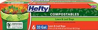 Hefty Lawn & Leaf Large Compost Bags - 33 Gallon