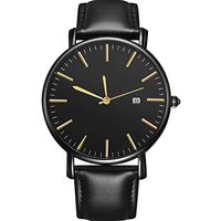 Fashion Men Watch,Fxbar Classic Business Casual Design Watch Stainless Steel Analog Wrist Watch Quartz Dress Watch(B)