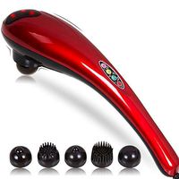 Lana Multi-Function Massager Handheld Massager Back Massage Deep Tissue Muscle Pain Relief (Red)