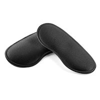 uxcell Sponge Self-adhesive Shoe Pads Insert High Heel Insoles for Women Black-4 Pairs 3 1/8 x 1 1/2 x 1/4"