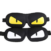 Cute Eye Mask for Sleeping, Advien 3D Contoured Cup Blindfold Sleep Mask for Women Men,Concave Molded Night Sleep Mask, Block Out Light, Soft Comfort Eye Shade【2 Pack】