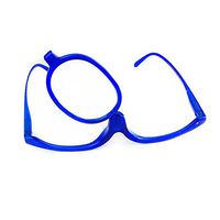 Inlefen Magnifying Makeup Eyeglasses Make Up Spectacles Flip Down Lens Reading Glasses Womens