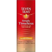 Seven Seas Simply Timeless Marine Oil with Cod Liver Oil Orange Flavour Liquid 150ml by Seven Seas