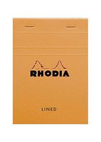 Rhodia Staplebound Orange - Lined 4 x 6 Notepad - R13600