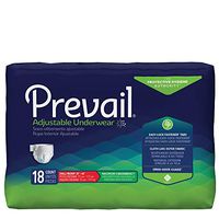 Prevail Maximum Absorbency Adjustable Incontinence Underwear, Small/Medium, 72 Count
