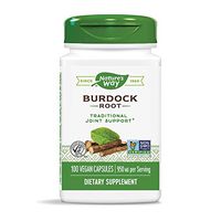 Natures Way Burdock Root, 475 milligrams Per Cap, 100 Vegetarian Capsules