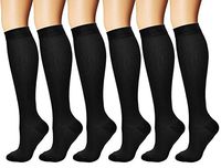 Compression Socks For Women and Men - Best Medical, Nursing, for Running, Athletic, Edema, Diabetic, Varicose Veins, Travel, Pregnancy & Maternity - 15-20mmHg