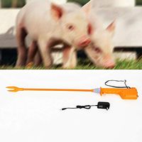 Animal Electric Prod Hot Shock, Rechargeable Hand Prod Shock Livestock Pig Cattle Cow Prod Safety Shock Prodder Farm Helper Tool (55cm)