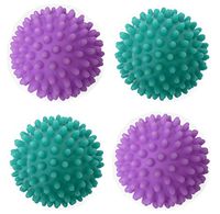 Set of 4 Dryer Balls! Black Duck Brand - Reusable Dryer Balls Replace Fabric Softener! Hypoallergenic! (4 Dryer Balls)