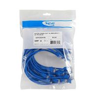 ICC CAT 6 Molded Patch Cords 25Pack - 10 ft - Blue (ICPCSD10BL)