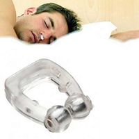 Anti-Snoring Stop Snore Free Sleep Aid Device Silicone Magnetic Nose Clip