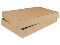 A1BakerySupplies® Men Shirt Box Women Top Box Gift Boxes Wrap Boxes Apparel Gift Boxes with Lids 10 Pack (Kraft Brown)