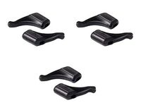 [Black] 3 Pairs Glasses Anti-Slip Holder Ear Hooks for Glasses Small