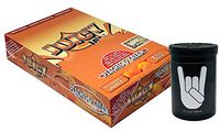 Herb Airtight Container Fresh Kettle with Juicy Jay's Peaches & Cream 1.25 Flavored Hemp Rolling Papers 24 Count Box DC Crafts Nation- Metal