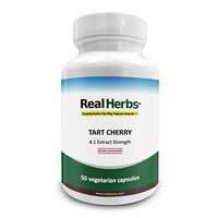 Real Herbs Tart Cherry 4:1 Extract 700mg – 50 Vegetarian Capsules