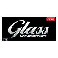 TWO Packs Glass Brand 1-1/4" Clear Cellulose Rolling Papers 100 Leaves Total