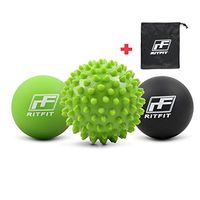 RitFit Massage Ball Set (Green and Black)