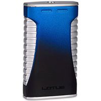 Lotus L40 Torch Flame Lighter Blue & Black