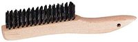 Scratch Brush, Carbon Steel, 4 Rows
