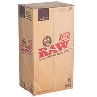 RAW CLASSIC PRE-ROLLED CONES KING SIZE (109MM) (2 Boxes- 1400/Box) - CS-0000519-1