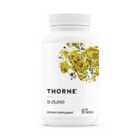 Thorne Research - Vitamin D-25,000 - Vitamin D3 Supplement (25,000 IU) for Healthy Bones and Muscles - 60 Capsules