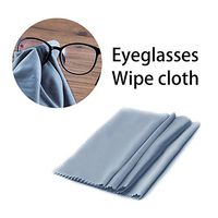 Codiak-Room Microfiber Glass Cleaning Cloth Gray 10x10 Wipe Cloth Dust Foggy Cleaner for Eyeglasses Sunglasses Computer TV Screen (50PCS)