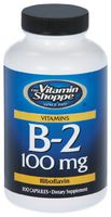 the Vitamin Shoppe - B-2, 100 mg, 300 capsules