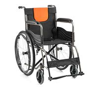 FLYSXP Household Multi-Functional Wheelchair Steel Tube to Strengthen The Folding Elderly Manual Wheelchair Wheelchair