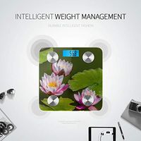 Beautiful Lily Floating On A Blue Water Most Accurate Weight Scale Digital Body Scale Digital Scales Tracks 8 Key Compositions Analyzer Sync with Fitness Apps 400 Lbs