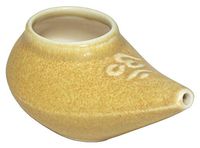 Coryell Clayworks, Neti Pot Mustard Yellow, 1 Count