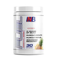 NutritionBizz Fuel 2:1:1 BCAA Powder, 5 Grams of BCAAs Amino Acids, Post Workout Recovery Drink for Muscle Building, Recovery, and Endurance, 30 Servings (Pineapple)