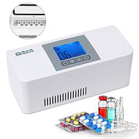 LH&BD Insulin Cooler, 2-8 °C Portable Car Refrigerator/Small Suitcase for Car, Travel, Home for Eye Drops/Interferon/Drug Storage Smart Long Standby 8H