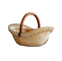 DRAGON SONIC Wicker Baskets/Dustpan Handmade Basket Embankment Baskets-A