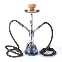 Hookah Set - Double Tube Hookah - Shisha Glass Pot