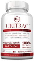 Uritrac -Soothe Painful UTI Symptoms - Cranberry and Lingonberry All Natural - 1 Bottle Supply