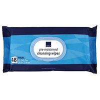 Abena Pre-Moistened Cleansing Wipes, 11.2" x 8.7", Made in USA, 48 Count
