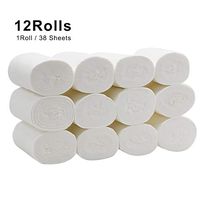 100% Recycled Fiber Paper Towels, White, 12 Multi-functional Family Towels Per Rolls, 12 Packs Per Case