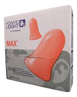 Howard Leight Max Uncorded Earplugs / 10 Boxes of 100 / Individual
