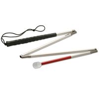 Ambutech Alum. 4-Section Folding Cane-Marsh.-38-in