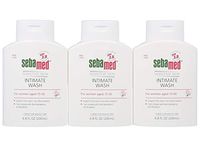 Sebamed Feminine Intimate Wash pH 3.8 For Microflora Balance With Aloe Vera Mild Organic Based Daily Vaginal Wash Feminie Hygiene 6.8 Fluid Ounces (200 mL) Pack of 3