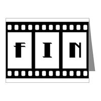 Note Cards (20 Pack) FIN: Old Hollywood Movie Ending