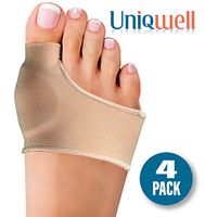 Bunion Toe Corrector | Orthopedic Gel Pad Bunion Pain Relief | Unisex Metatarsal Hammer Toe Pads | Insert Cushion Splint in Shoes | Fits with Socks as Well (4 Pack)