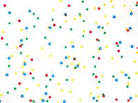 All Occasion Print Cello Bags - Primary Dots 5x3x11" Cello Bags 1.2 mil (2 Packs; 100 Bags Per Pack) - WRAPS-C4BPD